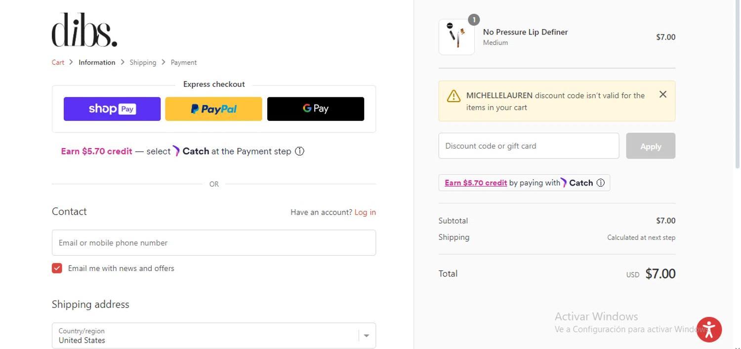 How to apply DIBS Beauty coupon code